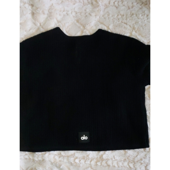 ❗FLASH SALE! ALO CASHMERE WAFFLE-KNIT TOP - Picture 5 of 6
